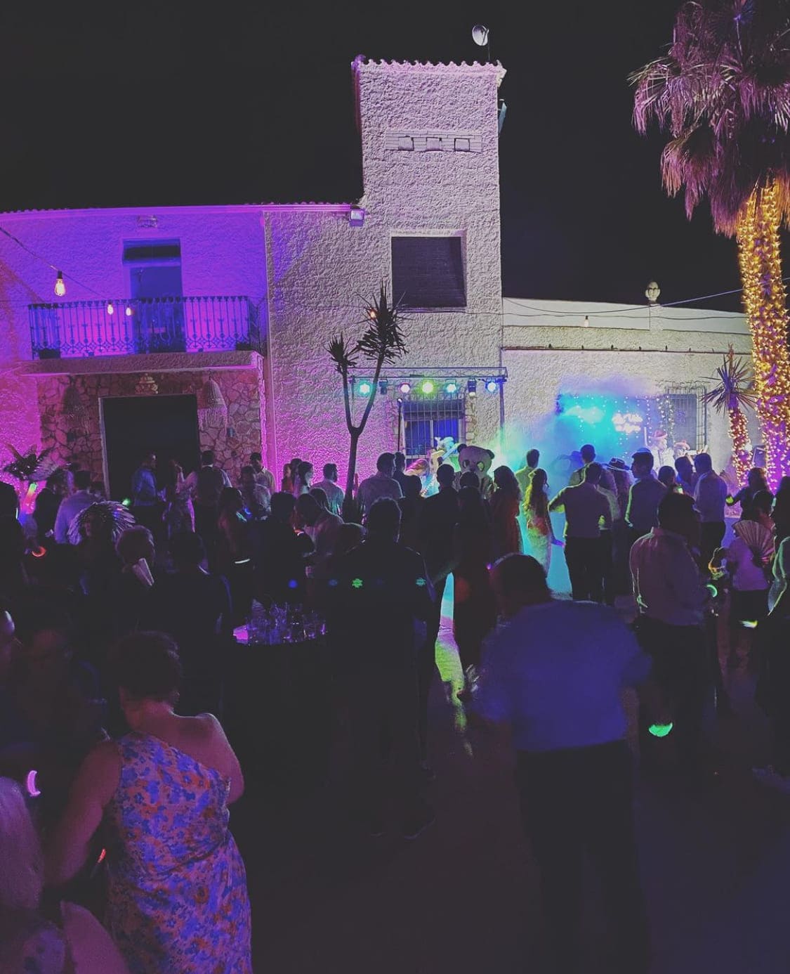 sonido e iluminación en un evento